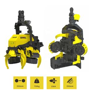 Têtes de récolteuse forestière hydraulique pour la coupe d'arbres, cisailles de débardage, tête de récolteuse d'arbres de 360 mm de diamètre - Product Image 3
