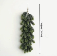 Branchelettes de pin artificielles réalistes, fausses branches de sapin persistant pour la décoration florale des fêtes, couronnes, guirlandes et centres de table de Noël