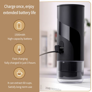 Cafetera Espresso Portátil <span class=keywords><strong>de</strong></span> 20 Bares con Autocalentamiento, Acero Inoxidable 304, USB-C, Compatible con Cápsulas y Café en Polvo, para Auto y Camping - Product Image 5