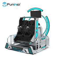 FuninVR Parque Venta caliente 7D 9d cine Vr de rotación de 360 grados de la realidad Virtual