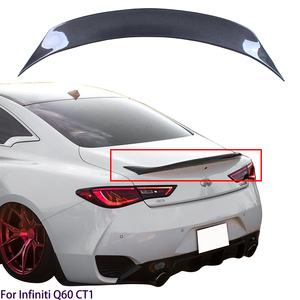 Alerón Trasero de Fibra de Carbono Estilo CT1 para Q60 Q60S Coupé, 2013-2023 - Product Image 1
