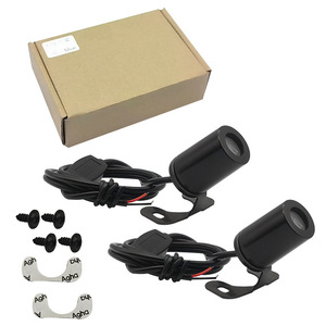 新型バイクフロアランプエンジェルウィングプロジェクションウェルカム雰囲気カーペット改造ユニバーサル広州 - Product Image 5