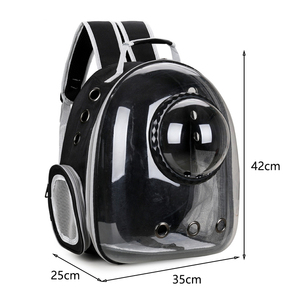 Mochila Transportadora para Mascotas - Diseño de Burbuja Transparente, Transpirable para Animales Pequeños (Cachorro/Gatito/Ave), Ideal para Viajes - Product Image 3
