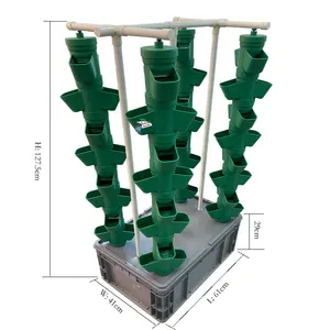 Gro-Dro Vertical Farming Hydroponic System For Tower Garden DIY