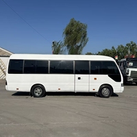 Minibus d'occasion Toyota Coaster 30 places, conduite à gauche, diesel, autocar de passagers à vendre à l'exportation