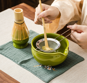 ชุดชาเขียวมัทฉะแบบดั้งเดิมของญี่ปุ่น ชุดของขวัญพร้อมกล่องบรรจุภัณฑ์พิมพ์โลโก้ตามสั่ง <span class=keywords><strong>ขาย</strong></span>ดี - Product Image 6