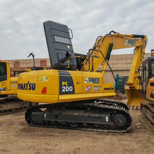 Excavadora de cadenas Komatsu PC200-8 usada con pocas horas de trabajo, excavadora hidráulica mediana de 20 toneladas, duradera, de bajo consumo de combustible, excavadora japonesa. - Product Image 2