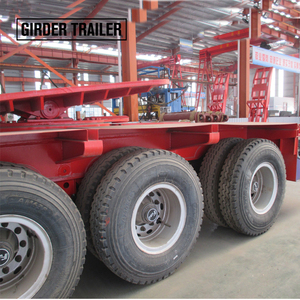 Semirremolque de 120 Toneladas con Plataforma Trasera, Transportador de Puentes AGV, Acero al Carbono, Transporte de Vigas de Hormigón Prefabricado, Construcción - Product Image 5