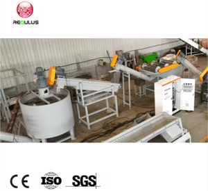 500 kg/h PET Lavadora a vapor caliente Botellas de limpieza Botellas de <span class=keywords><strong>cola</strong></span> Bandejas de comida Línea de reciclaje de lavado - Product Image 3