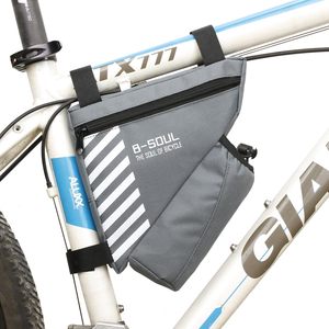 Échantillon gratuit sac de cadre avant de téléphone étanche pour vélo vtt vélo de route écran tactile sacs de tuyau supérieur sac de tube de téléphone de vélo - Product Image 1