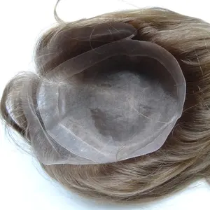 ترتيب مخصص 100% شعر بشري لعذراء الفراق قبل التقطه شعري الطبيعي حيدة الدانتيل الجبهة أعلى شعر مستعار للنساء