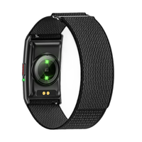 Bracelet intelligent sans écran, étanche IP68, analyse de la santé par IA, moniteur multisports, charge magnétique, unisexe, longue durée de vie de la batterie