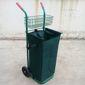 Garden Leaf <b>Cart</b> 1215x485x490mm Foldable Metal Tray Hand <b>Tool</b> <b>Cart</b> For Outdoor Use - Product Image 1