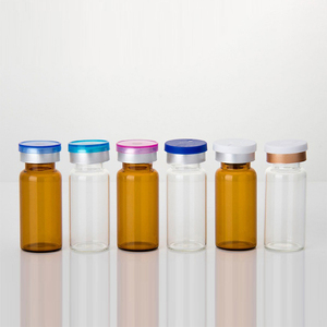 Sterile pharmazeutische Glasfläschchen, 2 ml, 3 ml, 5 ml, 10 ml, 15 ml, 50 ml, leer, bernsteinfarben, klar, für injizierbare Medikamente - Product Image 1