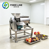 Machine à pulpe de fruits économique et résistante à la corrosion pour plantes fruitières