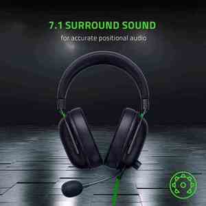 Auriculares para juegos con cable <span class=keywords><strong>Razer</strong></span> Blackshark V2 X Over-Ear Cancelación activa de ruido Controladores dinámicos 7,1 Sonido envolvente Estéreo de 3,5mm - Product Image 3