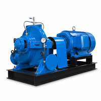 Pompe centrifuge horizontale à double aspiration à corps divisé, à grand débit et à économie d'énergie, pour l'irrigation agricole et les installations hydrauliques