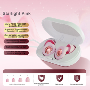 Bouchons d'oreilles en silicone réutilisables Olyga avec réduction de bruit de 25 dB pour la protection auditive pendant <span class=keywords><strong>le</strong></span> sommeil (sécurité intrinsèque) - Product Image 5