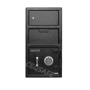 CEQSAFE China High Quality Classic Black Color Combination Deposit Safe <b>Box</b> - Product Image 1