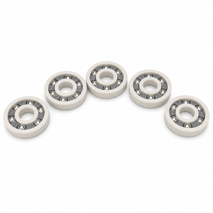 6003 PP/PE Deep Groove Ball <b>Bearing</b> 17x35x11mm PP PE Rings Glass Balls PP/PE Cage - Product Image 2