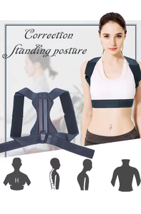 Correcteur de posture dorsal réglable, <span class=keywords><strong>invisible</strong></span>, respirant, léger, écologique, doux et élastique avec <span class=keywords><strong>fixation</strong></span> - Product Image 4