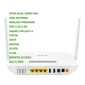 Hg 6821M Xpon Ont 5db 4ge Dual Band Wifi Router Hg 6201m Fiberhome Epon Onu Bridge Pppoe 4Ssid Ftth Eg8145v5 Glasvezel Apparatuur