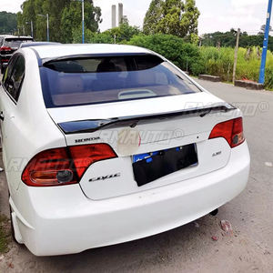 Alerón Negro Brillante para Honda Civic 2006-2011 Tipo R, Alerón Trasero Tipo Cola de Pato - Product Image 4