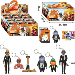 Vendita calda i cattivi 2 film Blind Box giocattoli-2-4 pollici a pezzi Action figure con portachiavi, mistero modello di bambole da collezione - Product Image 5