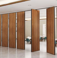 Mur amovible en MDF, cloison acoustique coulissante, cloison mobile pliante pour bureau