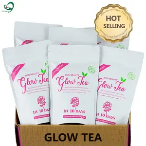 Chinaherbs doğal bitkisel güzellik aydınlatma cilt beyazlatma tutmak çay detoks Anti aging otlar güzellik cilt Glow organik çay poşetleri