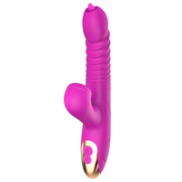 Vibrador Sexual para Mujeres, Vibrador con Succión, Dildo que se Adapta Perfectamente a los Contornos del Cuerpo, Estimula las Áreas Sensibles Clave