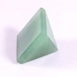 Pirâmide cristal de quartzo ametista natural 30mm, estatueta de cura para decoração de casa