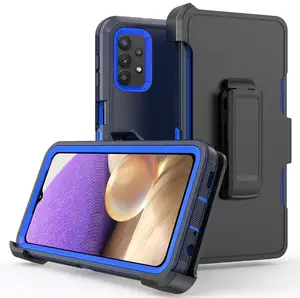 रोबोट डिफेंडर पिस्तौलदान मामले के लिए टीसीएल 20 XE बीहड़ Shockproof वापस कवर के लिए भारी कर्तव्य बेल्ट क्लिप फोन के मामले में टीसीएल 20 XE