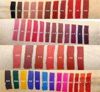 Vente en gros de gloss imperméable 42 couleurs vert violet Orange noir mat rouge à lèvres liquide