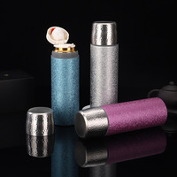 Nouveau matériau personnalisé bouteille d'eau de sport ultralégère à double paroi en titane tasse d'isolation thermique pour la randonnée camping pique-nique