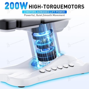 Chaise de tatouage électrique moderne tout noir, <span class=keywords><strong>lit</strong></span> de soin du visage, chaise de spa médical, chaise de beauté faciale, chaise d'examen pour dentistes, <span class=keywords><strong>lit</strong></span> pour extensions de cils - Product Image 3