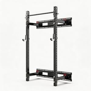 <span class=keywords><strong>Banco</strong></span> de pesas multifuncional para hombre, equipo de fitness plegable montado en la pared para el hogar, con estructura para sentadillas con barra tipo gantry - Product Image 5