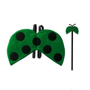 ชุดปาร์ตี้วันฮาโลวีนเด็กปีกเต่าทองและไม้กายสิทธิ์เด็กผู้หญิงชุดงานเทศกาล2ชิ้น - Product Image 4