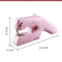 Machine à coudre surjeteuse multifonctionnelle de bureau compacte Fanghua 6ème génération, alimentation USB, portable, pour l'approvisionnement transfrontalier