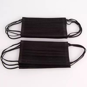 Mặt nạ dùng một lần màu đen 3 lớp bảo vệ mặt nạ không y tế - Product Image 5