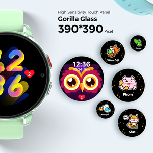 นาฬิกาอัจฉริยะสำหรับเด็ก LT58 4G รองรับวิดีโอคอล GPS WIFI LBS หน้าจอ AMOLED ทรงกลม UWS6130E พร้อมฟังก์ชั่น SOS วิดีโอคอล และโทรด้วยเสียง - Product Image 5
