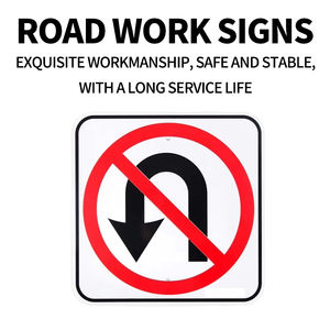 علامة تحذير السلامة على الطرق العاكسة من الألومنيوم المنعطف ، علامة تحذير السلامة على الطرق - Product Image 2