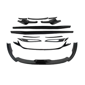 Ensemble complet de carrosserie en fibre de carbone de style N pour <span class=keywords><strong>Ferrari</strong></span> 812 GTB Bodykit avec diffuseur de lèvres avant et arrière Jupes latérales Spoiler Mirror - Product Image 1