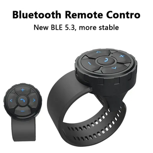 Controlador <span class=keywords><strong>Bluetooth</strong></span> para coche, Control remoto inalámbrico <span class=keywords><strong>Bluetooth</strong></span> multifuncional, Control remoto Universal para coche, música inteligente, teléfono, botón de control remoto - Product Image 6