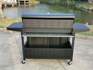 Fournisseur chinois Fournisseur de barbecue noir Brûleur intégré au propane pour jardin extérieur Brûleur latéral naturel Barbecue à gaz - Product Image 6