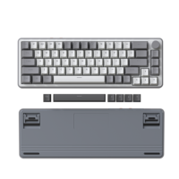 Teclado Mecánico Programable G68 con Intercambio en Caliente para Oficina, Mini Teclado Mecánico para Juegos, 60%, Inalámbrico