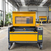 Máquina de Corte y Grabado Láser de CO2 Pulsado Automática, Refrigeración por Agua, Software de Control CNC, Hiwin CNC, Cristal, Papel, Metal, Madera, Vidrio