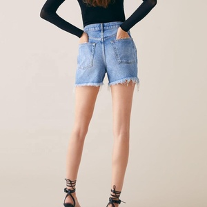 Design de mode bleu jean shorts femmes <span class=keywords><strong>jeans</strong></span> denim pantalon <span class=keywords><strong>court</strong></span> - Product Image 4