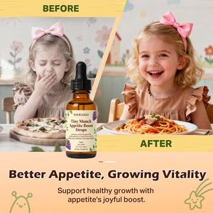 Complément alimentaire pour la prise de poids à base de probiotiques en marque privée, stimulant l'appétit, gouttes liquides, santé des enfants, favorise la digestion, sans OGM - Product Image 3