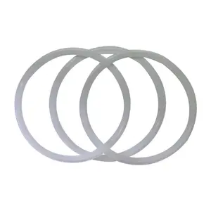 Grande anello di tenuta in gomma siliconica bianca irregolare tolleranza allo Stress personalizzata